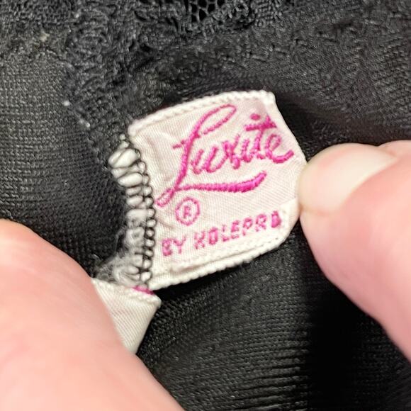 VTG Luxite Shadow Grace Slip Dress‎ Women 42 Chemise Babydoll Coquette Whimsy - Picture 7 of 9